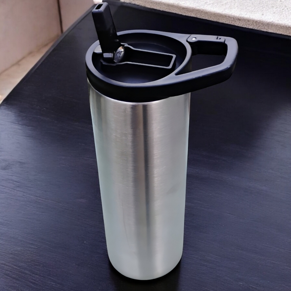 Hogg 30 OZ Skinny Tumbler Double Wall Vacuum Insulated Stainless Stl. Carabiner! - Picture 4 of 9